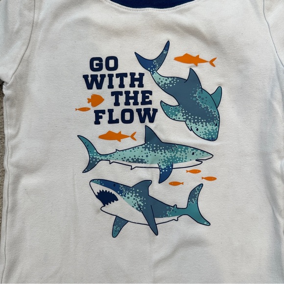 Kids Headquarters Mix & Match Short Sleeve Cotton Pajama Set (Sharks, Size 7) - Picture 6 of 12